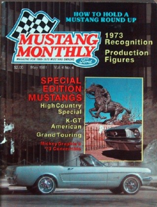 MUSTANG MONTHLY 1981 MAY - HIGH COUNTRY, GT K-CODE